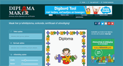 Desktop Screenshot of diplomamaker.nl